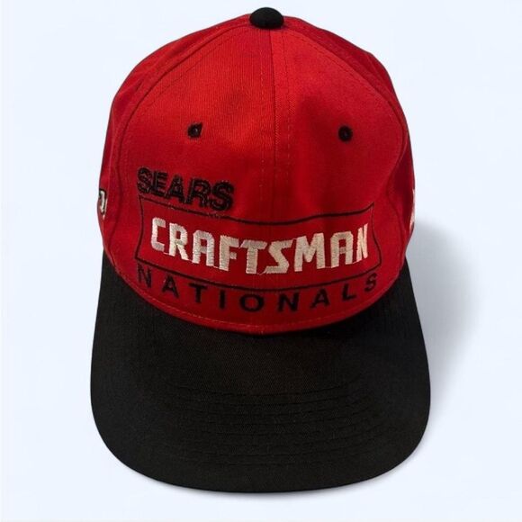 Sears Craftsman Nationals Limited Edition 1997 Red Inaugural Event Cap - Picture 1 of 13